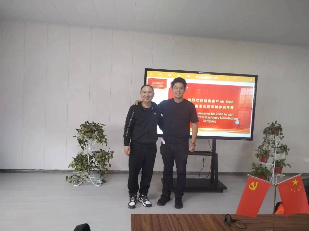 越南、印度客戶來我司參觀考察